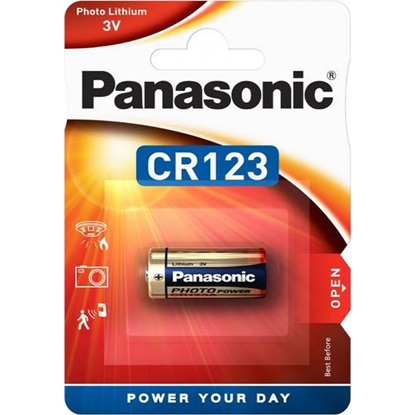Panasonic Photo Power Μπαταρία Λιθίου CR123 3V 1τμχ (9109085) (PAN9109085)-PAN9109085