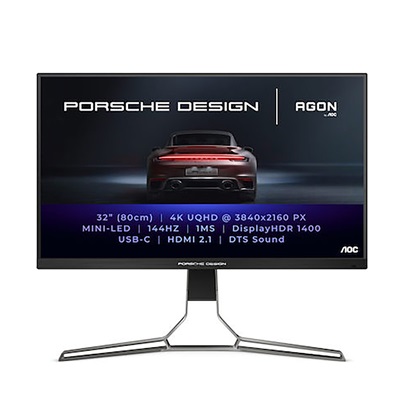 AOC AGON PD32M Porsche Design IPS Gaming Monitor 32'' (PD32M) (AOCPD32M)-AOCPD32M
