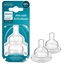Philips Θηλές από Σιλικόνη Baby Bottle Flow 1 Nipple 2τμχ (SCY761/02) (PHISCY761.02)-PHISCY761.02