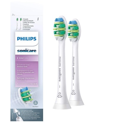 Philips Sonicare InterCare Standard Ανταλλακτικές Κεφαλές για Ηλεκτρική Οδοντόβουρτσα 2τμχ (HX9002/10) (PHIHX9002.10)-PHIHX9002.10