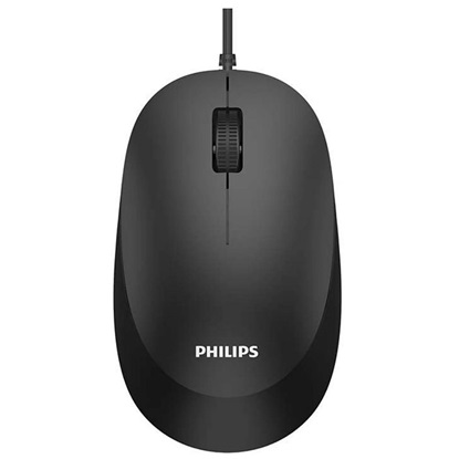 Philips 2000 Series Wired Mouse Optical 1200 DPI (SPK7207BL/00) (PHISPK7207BL00)-PHISPK7207BL00