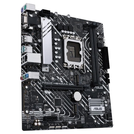 Asus Prime H610M-A D4-CSM Motherboard Micro ATX με Intel 1700 Socket (90MB19P0-M0EAYC) (ASU90MB19P0-M0EAYC)-ASU90MB19P0-M0EAYC