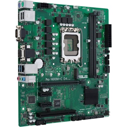 Asus Pro H610M-C D4-CSM Motherboard Micro ATX με Intel 1700 Socket (90MB1A30-M0EAYC) (ASU90MB1A30-M0EAYC)-ASU90MB1A30-M0EAYC