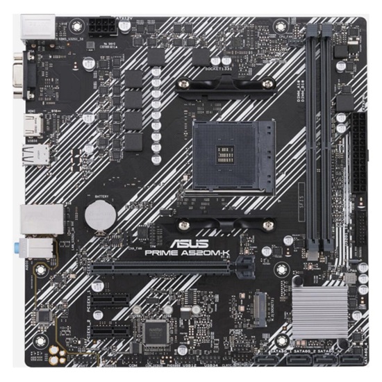 Asus Prime A520M-K Motherboard Micro ATX με AMD AM4 Socket (90MB1500-M0EAY0) (ASU90MB1500-M0EAY0)-ASU90MB1500-M0EAY0