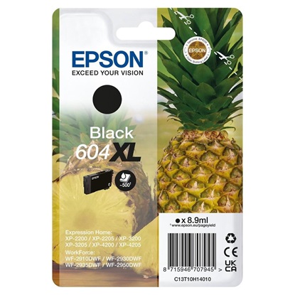 Epson Μελάνι Inkjet No.604XL Black (C13T10H14010) (EPST10H140)-EPST10H140