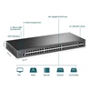 TP-Link JetStream 48-Port Gigabit L2 Managed Switch with 4 SFP Slots (TL-SG3452) (TPTL-SG3452)-TPTL-SG3452