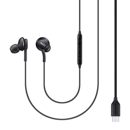 Samsung EO-IC100 In-ear Handsfree με Βύσμα USB-C Μαύρο (IC100BBEGEU) (SAMIC100BBEGEU)-SAMIC100BBEGEU