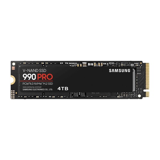 SSD Samsung 990 Pro M.2 4TB NVMe MZ-V9P4T0BW PCIe 4.0 x4 (MZ-V9P4T0BW) (SAMMZ-V9P4T0BW)-SAMMZ-V9P4T0BW