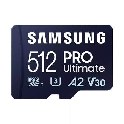 Samsung Pro Ultimate microSDXC 512GB Class 10 U3 V30 A2 UHS-I (MB-MY512SA/WW) (SAMMB-MY512SA-WW)-SAMMB-MY512SA-WW