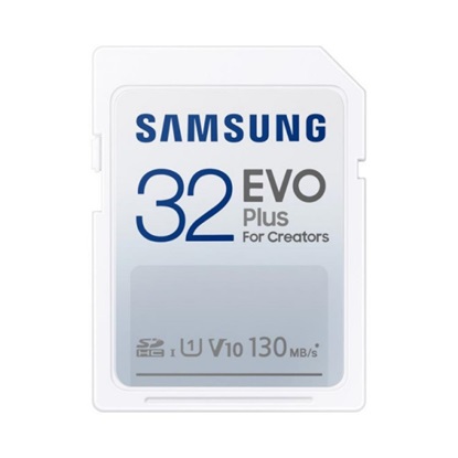 Samsung Evo Plus for Creators SDXC 32GB Class 10 U1 V10 UHS-I (MB-SC32K/EU) (SAMMB-SC32K-EU)-SAMMB-SC32K-EU