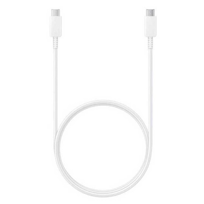 Samsung Cable Type-C to Type-C 5A 1m White (EP-DN975BWEGWW) (SAMDN975BWEGWW)-SAMDN975BWEGWW