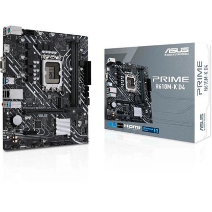 Asus Prime H610M-K D4 Motherboard Micro ATX με Intel 1700 Socket (90MB1A10-M0EAY0) (ASU90MB1A10-M0EAY0)-ASU90MB1A10-M0EAY0