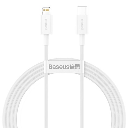 Baseus Superior USB-C to Lightning Cable 20W White 1.5m (CATLYS-B02) (BASCATLYS-B02)-BASCATLYS-B02