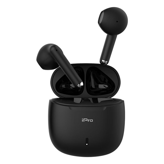 iPro True Wireless Bluetooth Earphones TW100 Black (010701-0252) (IPRO010701-0252)-IPRO010701-0252