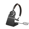 Jabra Evolve 65 SE Mono MS Wireless On Ear Headset with Charging Stand  (6593-833-399) (JAB6593-833-399)-JAB6593-833-399