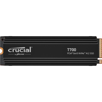 Crucial SSD 1TB T700 PCIe 5.0 x4 M.2 NVME Gen5 Heatsink (CT1000T700SSD5) (CRUCT1000T700SSD5)-CRUCT1000T700SSD5