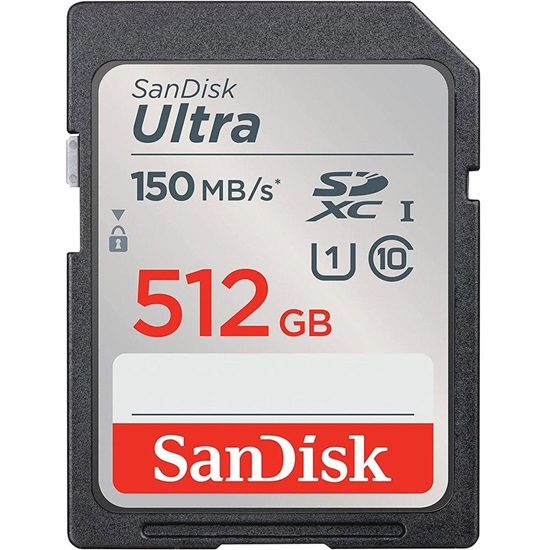 Sandisk Ultra SDXC UHS-I 512GB (SDSDUNC-512G-GN6IN) (SANSDSDUNC-512G-GN6IN)-SANSDSDUNC-512G-GN6IN
