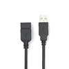 Nedis Καλώδιο USB-A Male to USB-A Female 1.00m Black (CCGL60010BK10) (NEDCCGL60010BK10)-NEDCCGL60010BK10