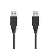 Nedis USB 2.0 USB-A Male to USB-A Male 1m Black (CCGL60000BK10) (NEDCCGL60000BK10)-NEDCCGL60000BK10