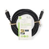 Nedis HDMI 2.0 Cable HDMI male - HDMI male 5m Μαύρο (CVGL34002BK50) (NEDCVGL34002BK50)-NEDCVGL34002BK50