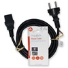Nedis Schuko - IEC C13 Cable 2m Μαύρο (CEGL10030BK20) (NEDCEGL10030BK20)-NEDCEGL10030BK20