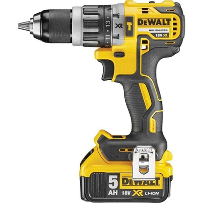 Dewalt Σετ Γωνιακός Τροχός & Κρουστικό Δραπανοκατσάβιδο 18V με 2 Μπαταρίες 5Ah και Θήκη (DCK2080P2T-QW) (DEWDCK2080P2T-QW)-DEWDCK2080P2T-QW