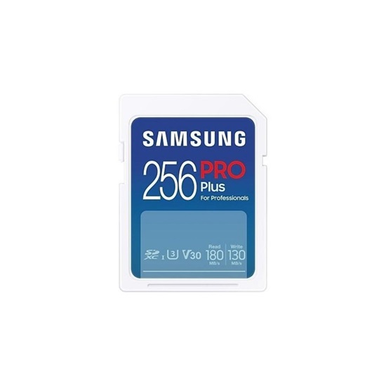 Samsung Pro Plus SDXC 256GB Class 10 U3 V30 UHS-I with USB Reader (MB-SD256SB/WW) (SAMMB-SD256SB-WW)-SAMMB-SD256SB-WW