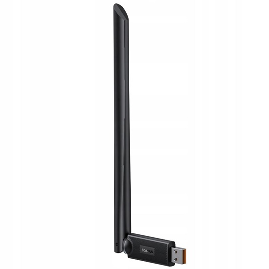 Baseus FastJoy adapter Wi-Fi, 150Mbps (black) (B01317600111-00) (BASB01317600111-00)-BASB01317600111-00