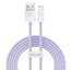 Baseus Dynamic cable USB to Lightning, 2.4A, 2m (Purple) (CALD000505) (BASCALD000505)-BASCALD000505