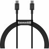 Baseus Superior Series Cable USB-C to USB-C, 100W, 1m (black) (CATYS-B01) (BASCATYS-B01)-BASCATYS-B01