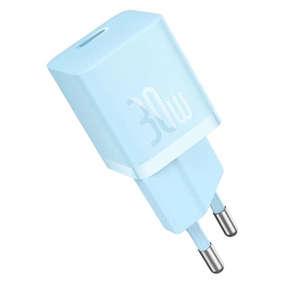 Baseus Mini wall charger GaN5 30W (blue) (CCGN070603) (BASCCGN070603)-BASCCGN070603