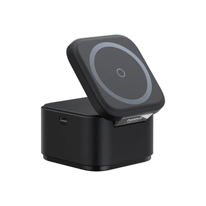 Baseus 2in1 Magnetic Wireless Charger MagPro 25W (Black) (P10264100121-00) (BASP10264100121-00)-BASP10264100121-00