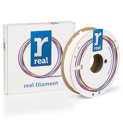 REAL PLA 3D Printer Filament - White - spool of 0.5Kg - 2.85mm (REALPLATWHITE500MM285)-REALPLATWHITE500MM285