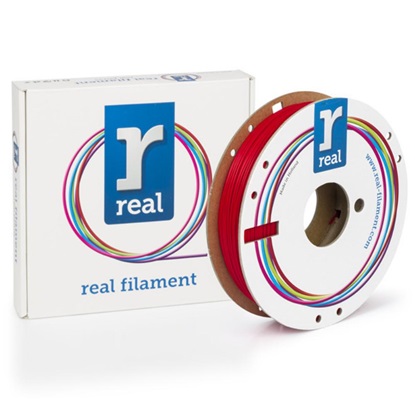 REAL PLA Tough 3D Printer Filament - Red - spool of 0.5Kg - 1.75mm (REALPLATRED500MM175)-REALPLATRED500MM175