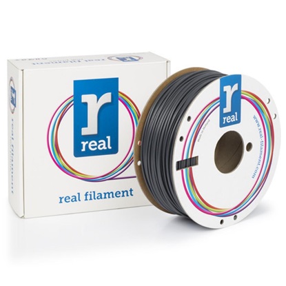 REAL PLA 3D Printer Filament - Gray - spool of 1Kg – 2.85mm (REALPLATGRAY1000MM285)-REALPLATGRAY1000MM285