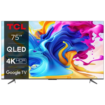 TCL Smart TV 75" 4K UHD QLED HDR 2023 (75C645) (TCL75C645)-TCL75C645