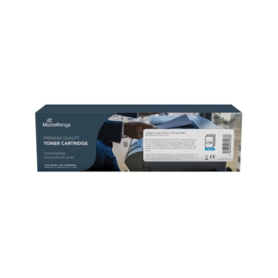 MediaRange Toner Cartridge for printers using HP® W2031A/415A Cyan (MRHPT2031C)-MRHPT2031C