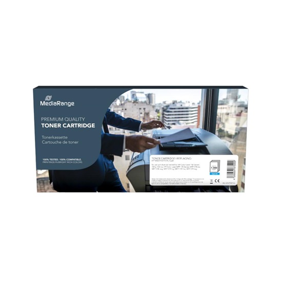 MediaRange Toner Cartridge for printers using HP® W2071A/117A Cyan (MRHPT2071LC)-MRHPT2071LC
