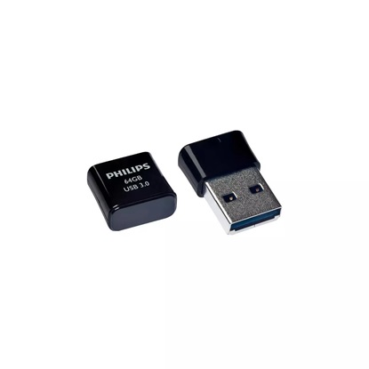 Philips Pico 64GB USB 3.0 Stick Μαύρο (FM64FD90B/00) (PHIFM64FD90B-00)-PHIFM64FD90B-00
