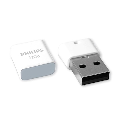 Philips Pico 32GB USB 2.0 Stick Γκρι (FM32FD85B/00) (PHIFM32FD85B-00)-PHIFM32FD85B-00