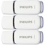 Philips Snow pack 32GB USB 2.0 Stick Λευκό (FM32FD70E/00) (PHIFM32FD70E-00)-PHIFM32FD70E-00