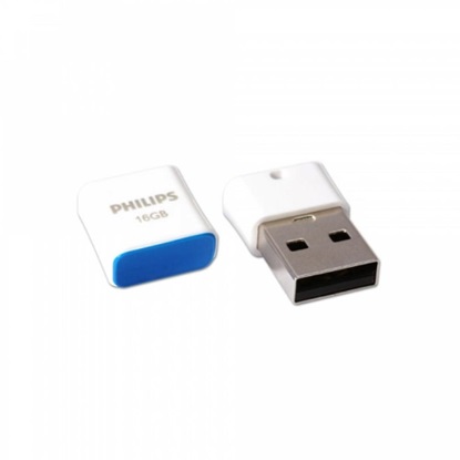 Philips Pico 16GB USB 2.0 Stick Λευκό (FM16FD85B/00) (PHIFM16FD85B-00)-PHIFM16FD85B-00