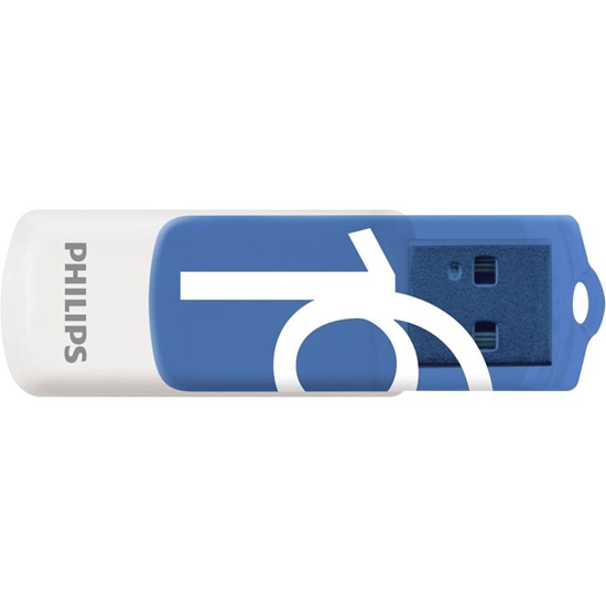 Philips Vivid 16GB USB 2.0 Stick Λευκό (FM16FD05B/00) (PHIFM16FD05B-00)-PHIFM16FD05B-00