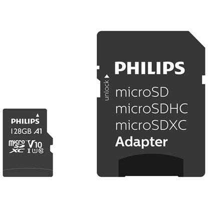 Philips microSDXC 128GB Class 10 U1 UHS-I με αντάπτορα (FM12MP45B/00) (PHIFM12MP45B-00)-PHIFM12MP45B-00