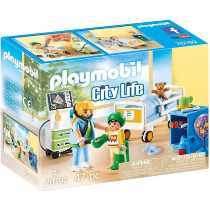 Playmobil City Life Children's Hospital Room για 4+ ετών (70192) (PLY70192)-PLY70192