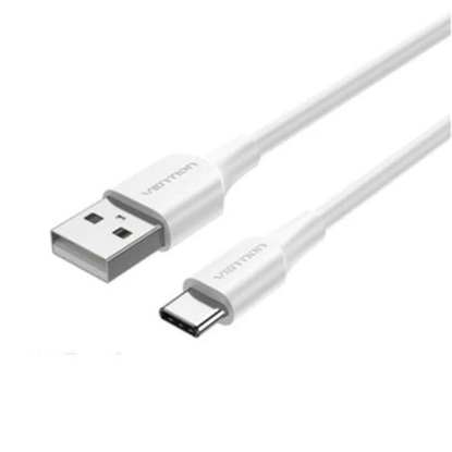 VENTION USB 2.0 A Male to Type-C Male 3A Cable 1M White (CTHWF) (VENCTHWF)-VENCTHWF