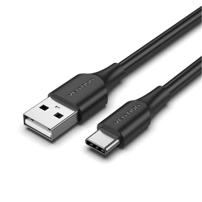 VENTION USB 2.0 A Male to Type-C Male 3A Cable 1M Black (CTHBF) (VENCTHBF)-VENCTHBF