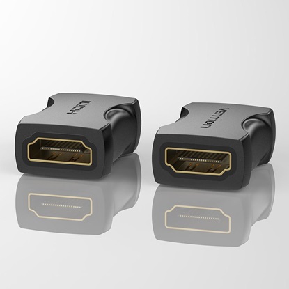 VENTION HDMI Female to Female Coupler Adapter Black (AIRB0) (VENAIRB0)-VENAIRB0