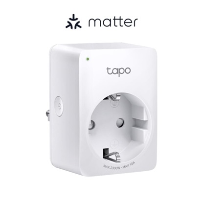 TP-LINK Mini Smart Wi-Fi Socket Matter (TAPO P100M) (TPTAPOP100M)-TPTAPOP100M