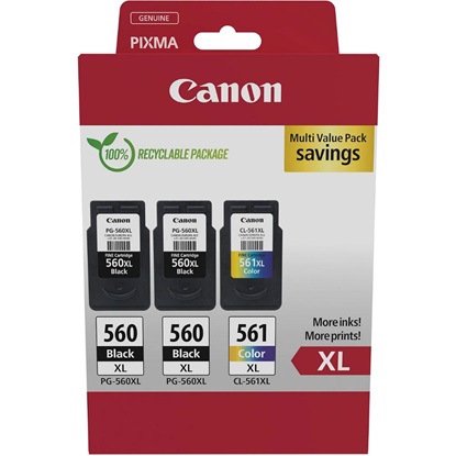 Canon Μελάνι Inkjet PG-560XLx2/CL-561XL MultiPack (3712C009) (CANCL-561XLMP)-CANCL-561XLMP